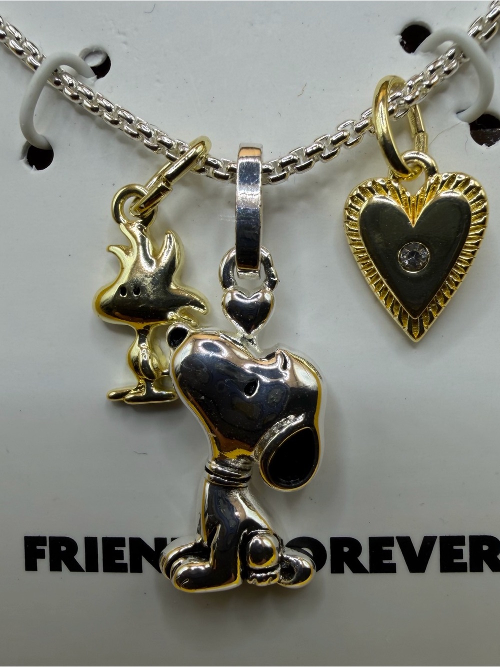 Peanuts Snoopy necklace silver plated - Picture 5 of 7